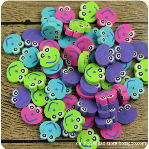 Söt Kawaii 3D Frog Animal Eraser